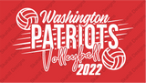 Washington Patriots Volleyball 2022 Hoodie