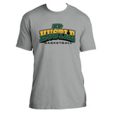 EP Hustle Basketball western text design