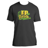 EP Hustle Basketball brush stroke design