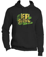 EP Hustle Basketball brush stroke design