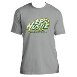 EP Hustle Basketball graffiti text design
