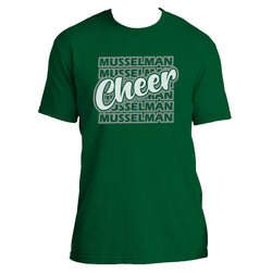2026 Musselman CHEER stacked text design