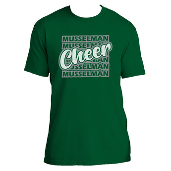 2026 Musselman CHEER stacked text design