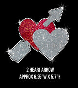 2 Hearts and Arrow
