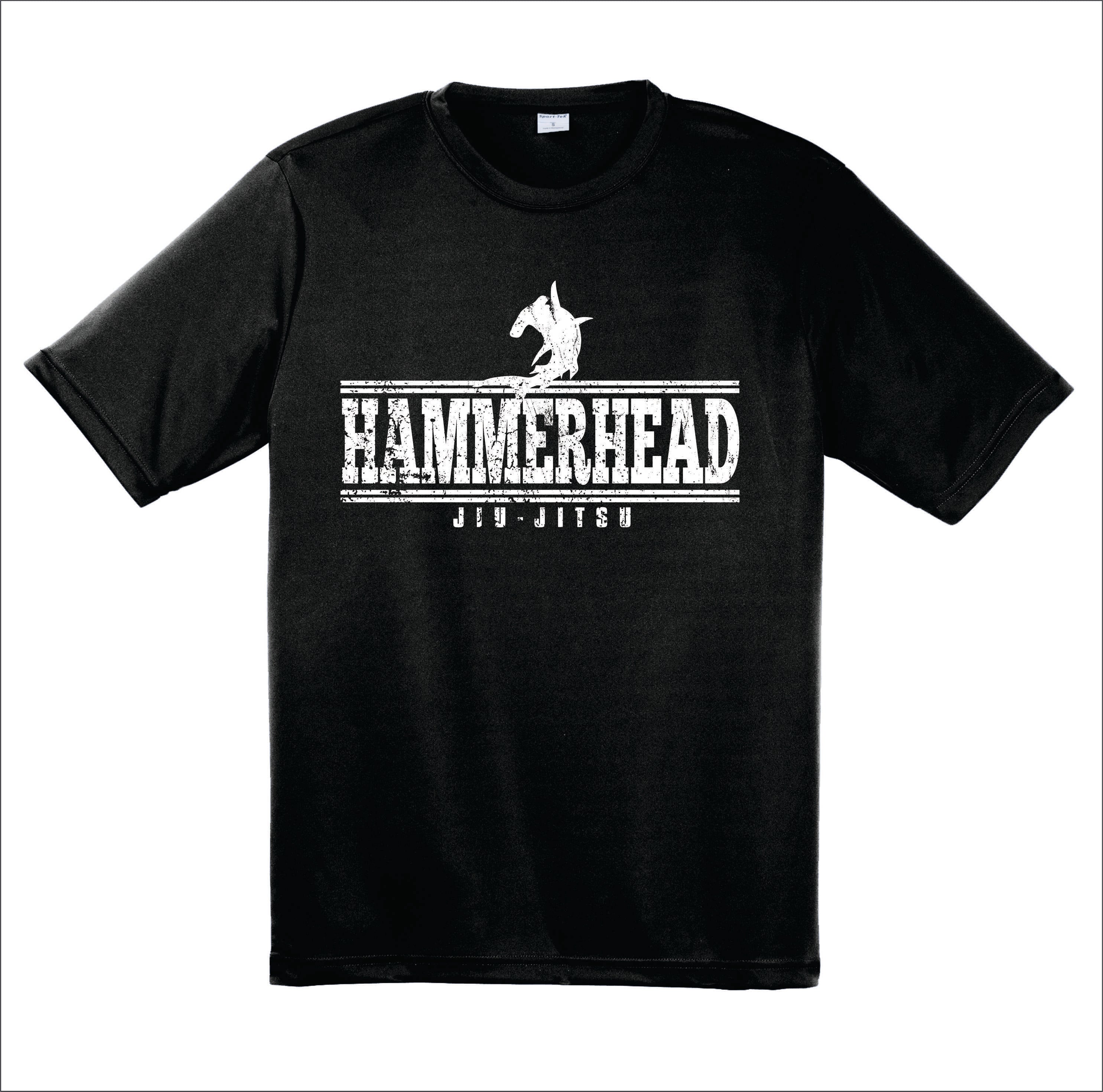 HAMMER　ハンマーブラックウィドービッグロゴＴシャツ【M】 Hammer Black Widow Men's Bowling T-Shirt - CoolWick Bowling