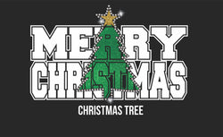 Merry Christmas with a Christmas Tree