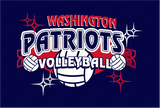 Washington Patriots Volleyball SPIRIT t-shirt