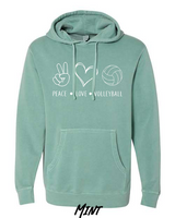 Peace Love Volleyball Hoodie