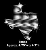 Texas Rhinestone Decal