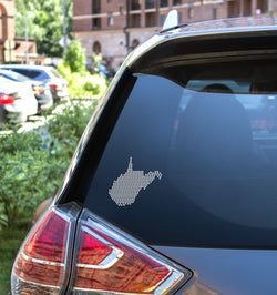 WV Rhinestone Decal